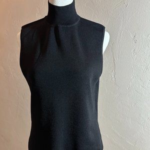 Sleeveless Mock Turtleneck Tank Top